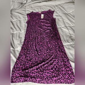 Purple leapord dress - MP - New